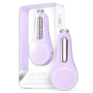 FOREO Bear 2 Eyes & Lips - Microcurrent Line Smoothing Instant Face Lift - - Eye Care Device - Brow Lift - Dark Circles Under Eye Treatment & Lip Plumper Device - Firming Beauty Products - Lavender