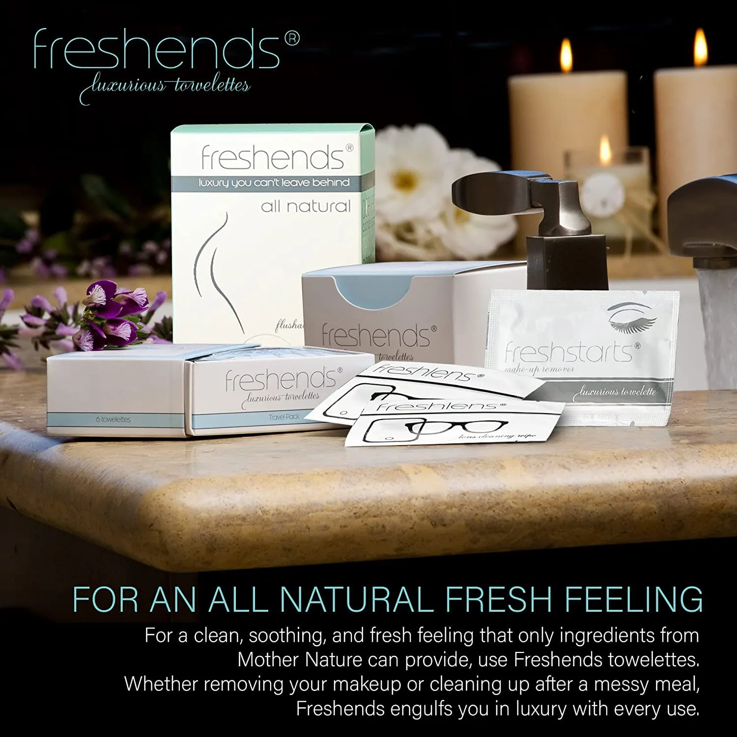Freshstarts Makeup Remover Facial Cleansing Towelettes - Face Wipes, Facial Skin Care Products - Beauty Essentials, Travel Essentials for Women, Make Up Removers