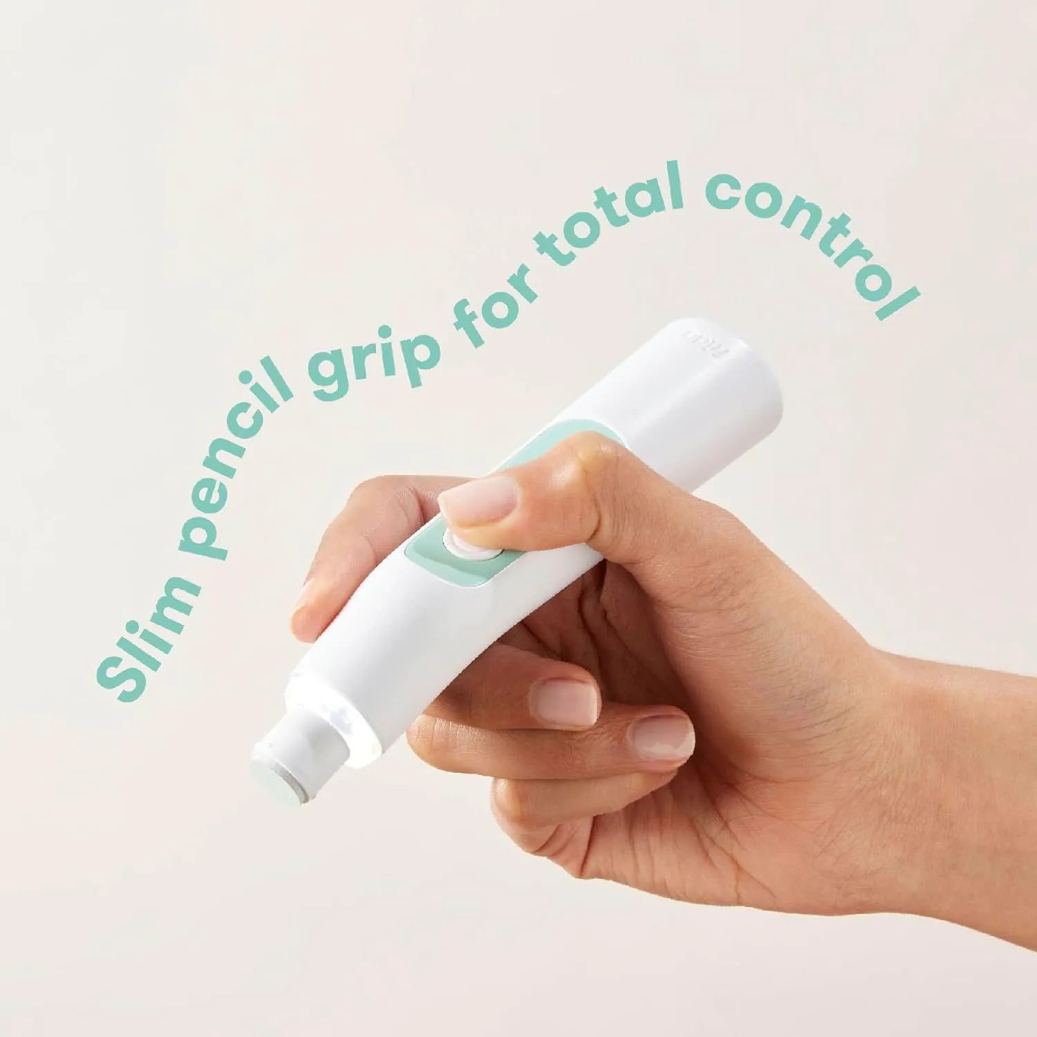 Frida Baby Electric Nail Trimmer, Safe & Easy Electric Nail File, Baby Nail Clipper & Nail Trimmer Kit for Newborn, Toddler, or Children Fingernails & Toenails, 4 Buffer Pads, LED Light, Storage Case