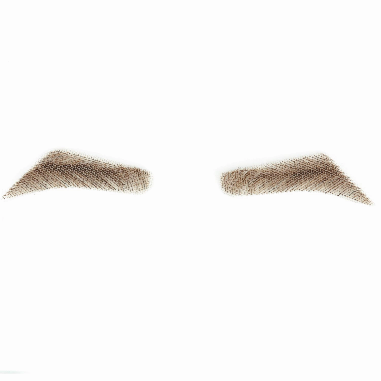 Gx Beauty False Eyebrows Handmade with 100% Human Hair Reusable & Realistic Natural Look for Cosplay (Brown)