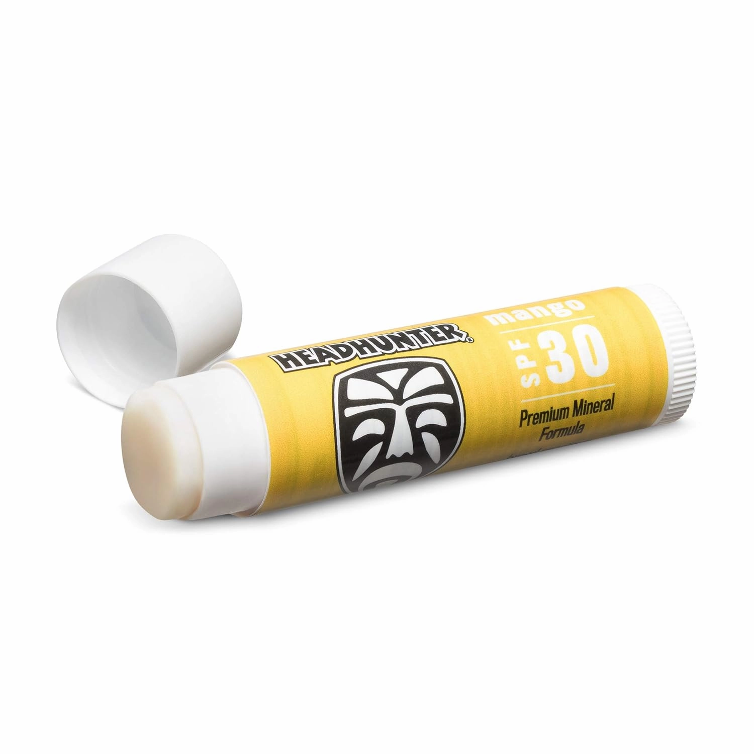 Headhunter Mango Sport Chapstick Sunscreen SPF 30, Natural Mineral Lip Balm For Sun Protection, Waterproof Lip Sunscreen For Ultra Sport Protection and Solar Defense, Reef Safe Sunblock Chap Stick (9 Pack)