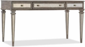 Hooker Furniture Rustic Glam Computer Desk in Light Wood