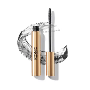 ICONIC LONDON Triple Threat Mascara | Volumizing, Lengthening   Lifting Mascara for Stunning Lashes, Cruelty-Free, Vegan Makeup, 0.30 Fl oz