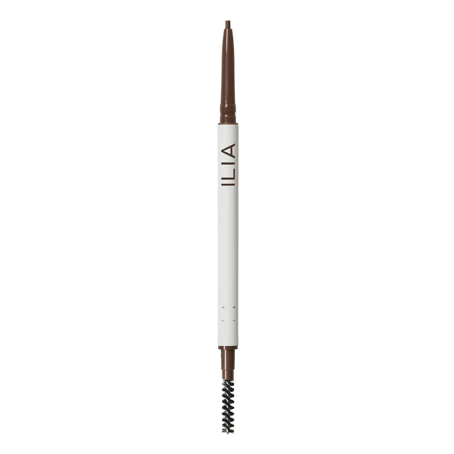ILIA - In Full Micro-Tip Brow Pencil with Spoolie | Buildable Pigment, Fade-Resistant | Safe for Sensitive Eyes, Fragrance   Silicone-Free | Non-Toxic, Vegan, Cruelty-Free, Clean Makeup (Dark Brown)