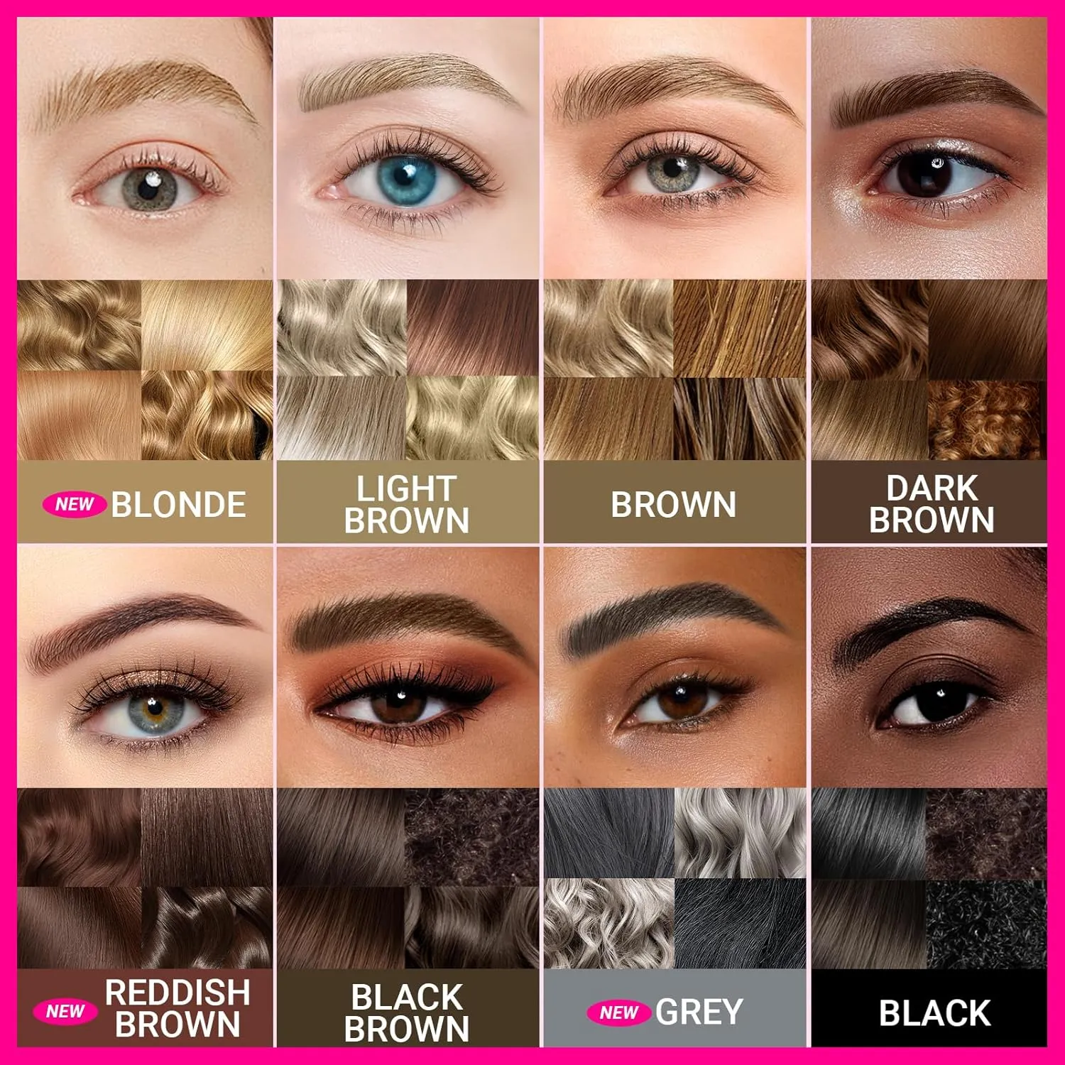 iMethod Curved Eyebrow Pen - Eyebrow Pencil, 2 Count Brow Pencil Dual-Ended with Curved Tip and Precise Brush-Tip for Natural Hair-Like Brows, Last All-Day, Dark Brown and Brown Each