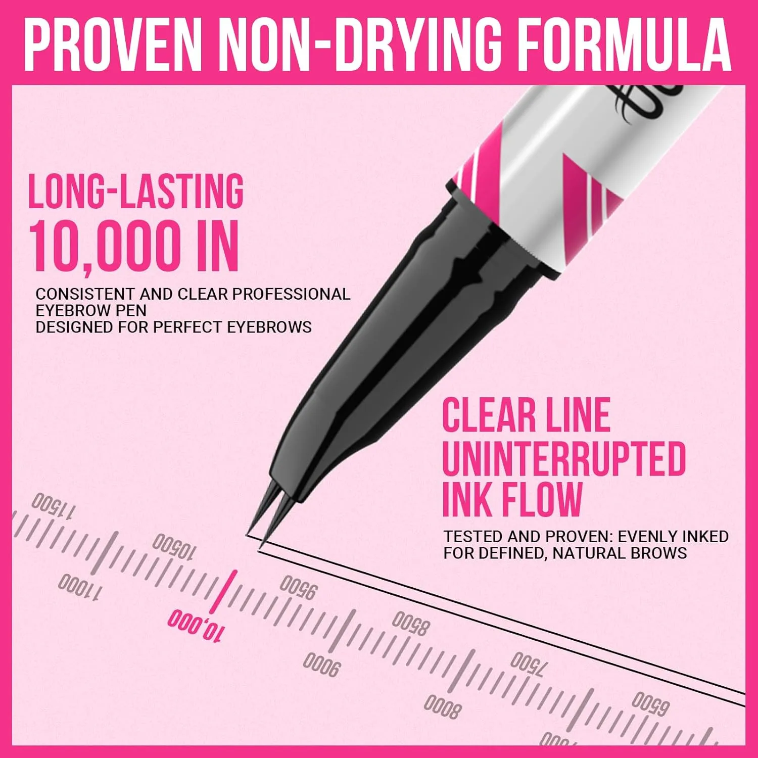 iMethod Curved Eyebrow Pen - Eyebrow Pencil, 2 Count Brow Pencil Dual-Ended with Curved Tip and Precise Brush-Tip for Natural Hair-Like Brows, Last All-Day, Dark Brown and Brown Each