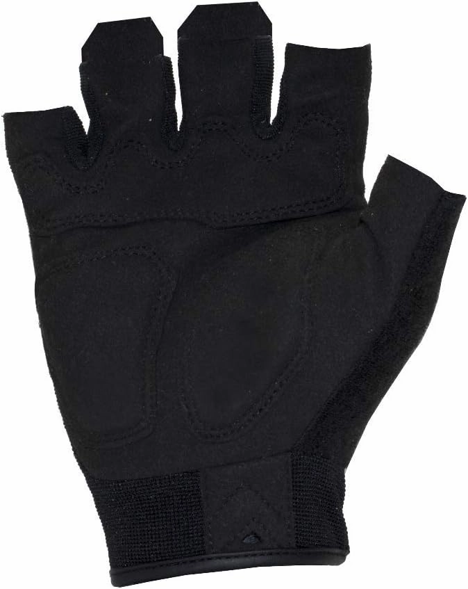 Ironclad IEXT-FIBLK-03-M Tactical Fingerless Impact Glove Black, Medium