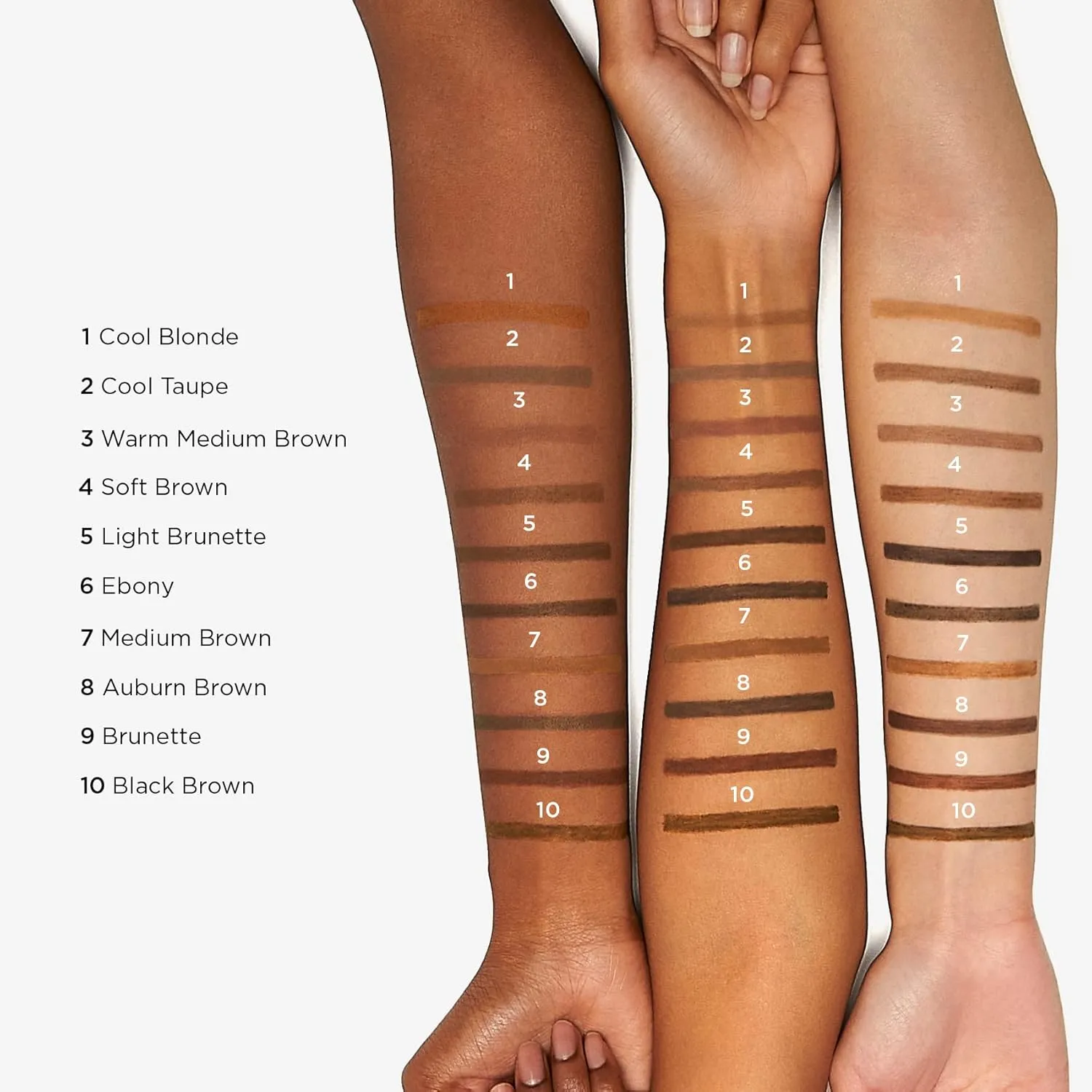 JOAH Dual-Ended Eyebrow Pencil - Brow Down To Me Ultra-FIne Tip Precision Brow Pencil with Built-In Spoolie Brush for Flawless Brows, Smudge-Proof, Water-Resistant, Auburn Brown (Pack of 2)