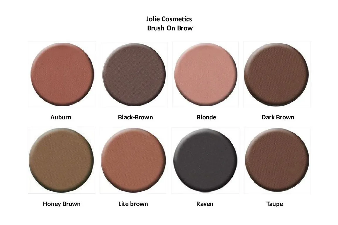 Jolie Brush on Brow Eyebrow Styling Kit (Lite Brown)