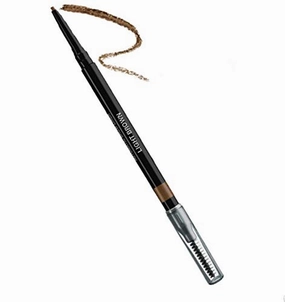 Jolie Refine Brow- Automatic Brow Liner with Brush- Precise Definition - Sweatproof, Smudgeproof and Waterproof -Paraben Free, Gluten Free, Cruelty Free (Light Brown)