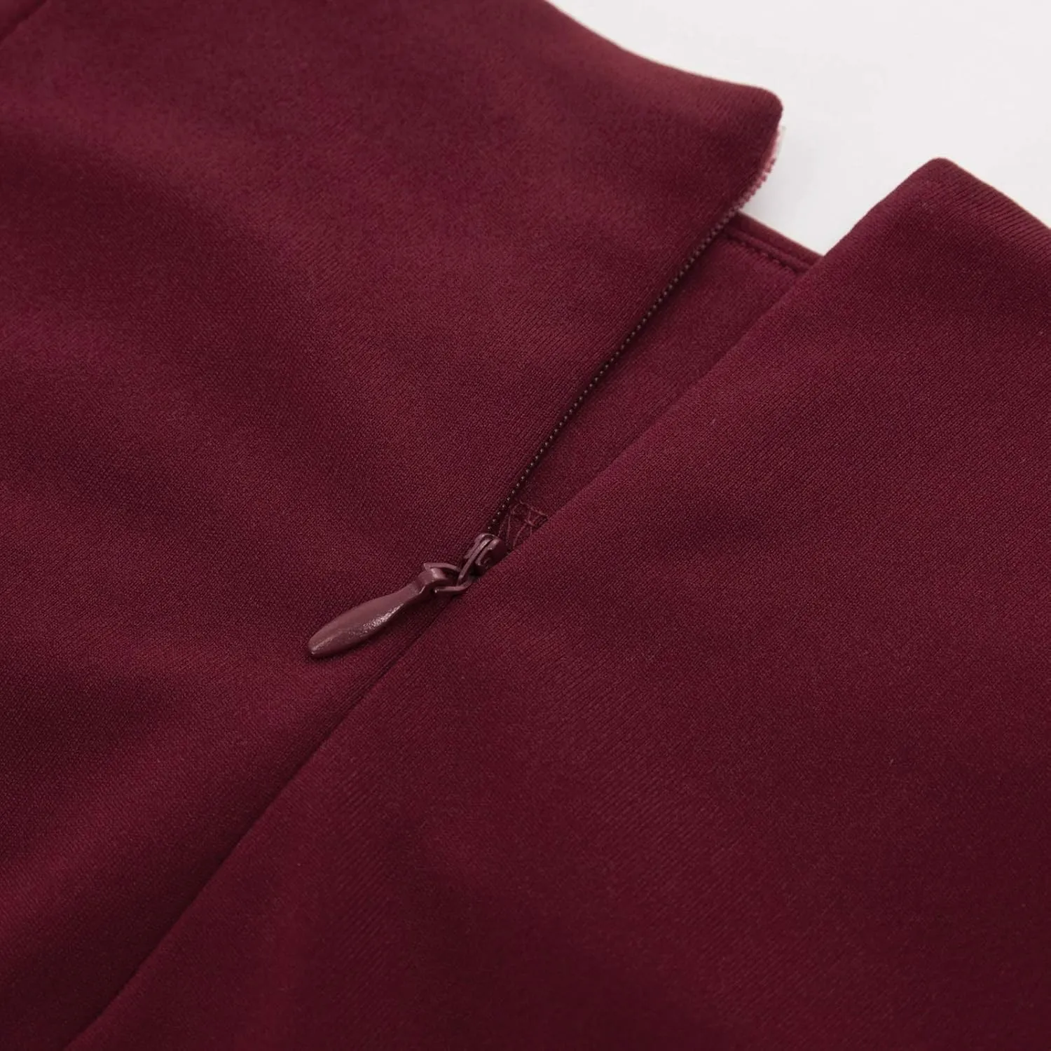 Kate Kasin Wear to Work Pencil Skirts for Women Elastic High Waist Wrap Front Knee Length Bodycon Skirt Tummy Control