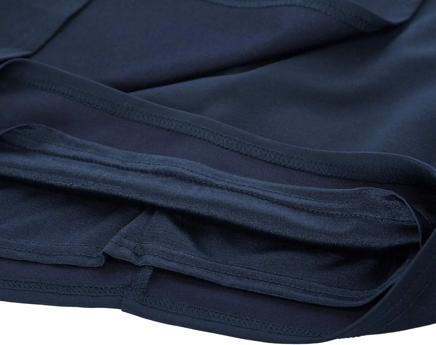 Kate Kasin Wear to Work Pencil Skirts for Women Elastic High Waist Wrap Front Knee Length Bodycon Skirt Tummy Control