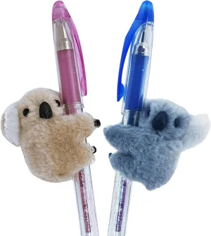 Koala Pencil Buddy (36) Pieces - Koala Stuffed Animal Pencil Toppers, Pencil Clip On, Koala Bear Prizes for Students, Kids’ Party Favor, Piñata Stuffer - 2 inches
