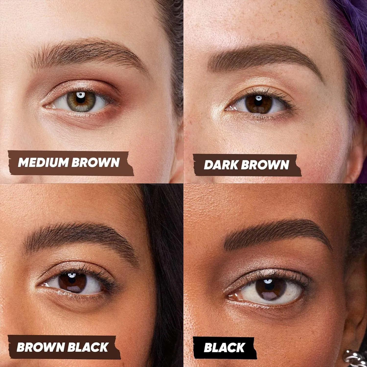 Kosas Brow Pop Nano - Ultra-Fine 1mm Brow Pencil Precision Tip - Natural-Looking Eyebrows with Finest Hairlike Stroke - All Day Wear, Hypoallergenic, Safe for Sensitive Skin - Black