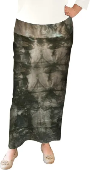 Kosher Casual Women's Modest Cotton Stretch Long Maxi Pencil Skirt