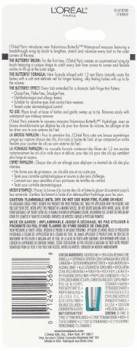 L'Oreal Paris Voluminous Butterfly Mascara, Waterproof, Black, 0.22 Fl. Oz., 1 Count