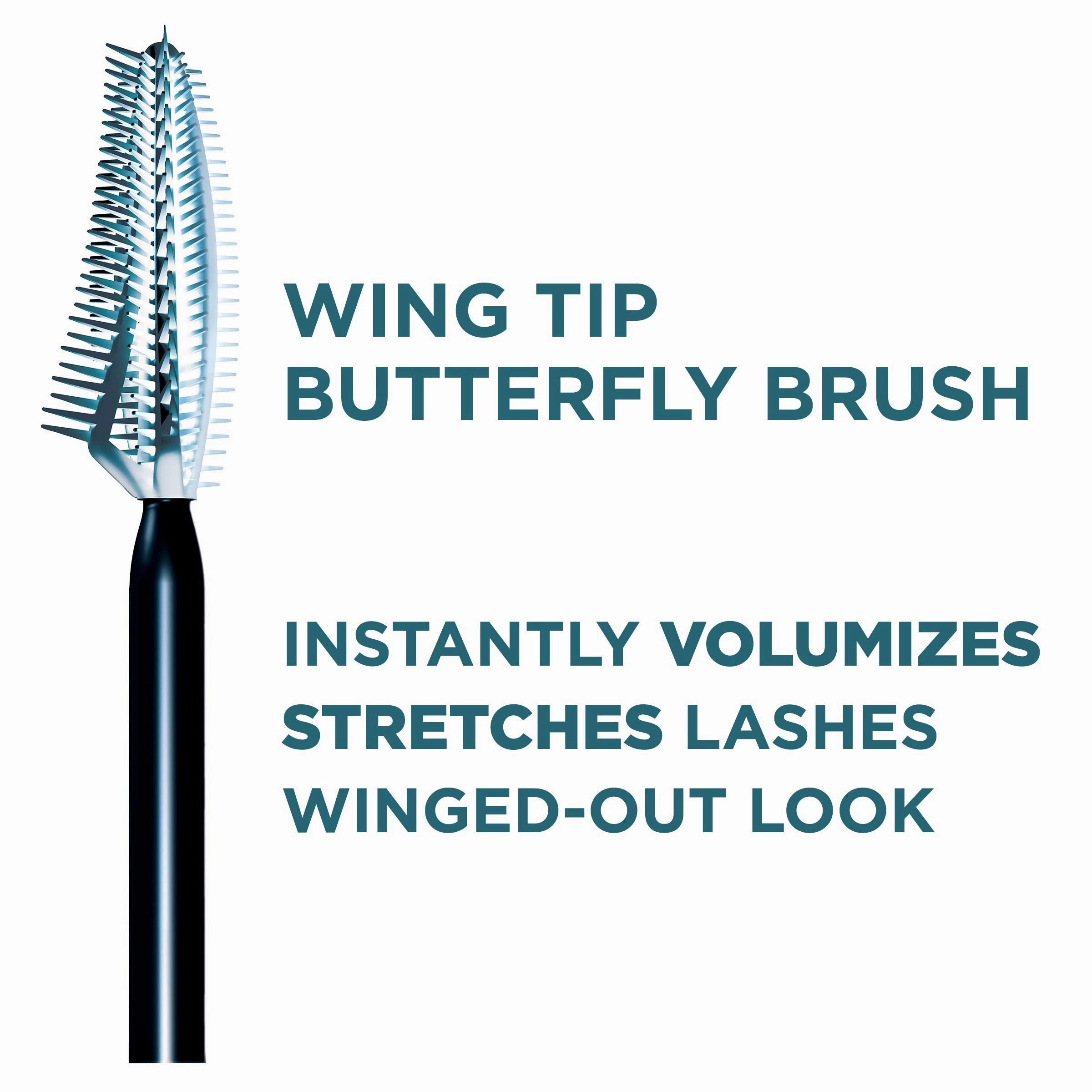 L'Oreal Paris Voluminous Butterfly Mascara, Waterproof, Black, 0.22 Fl. Oz., 1 Count