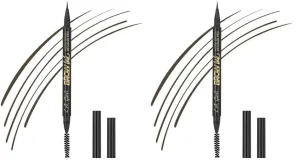 L.A. Girl Brow Ink Micro Brush Detailer Pen, Soft Brown GBP345 (Pack of 2)