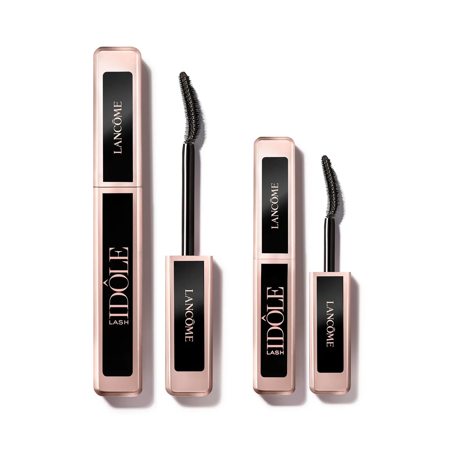 Lancôme Lash Idôle Lash-Lifting & Volumizing Black Mascara Duo - For Volumized, Lengthened & Lifted Lashes - Full Size & Travel Size Mascara Set