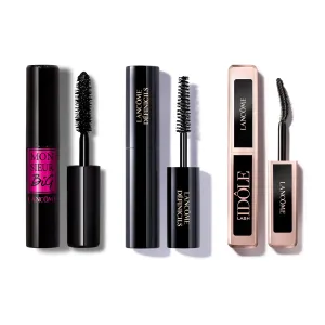 Lancôme Mascara Travel Set - Lash Idôle Lifting & Monsieur Big Volumizing & Définicils Defining Mascara - Travel Sizes