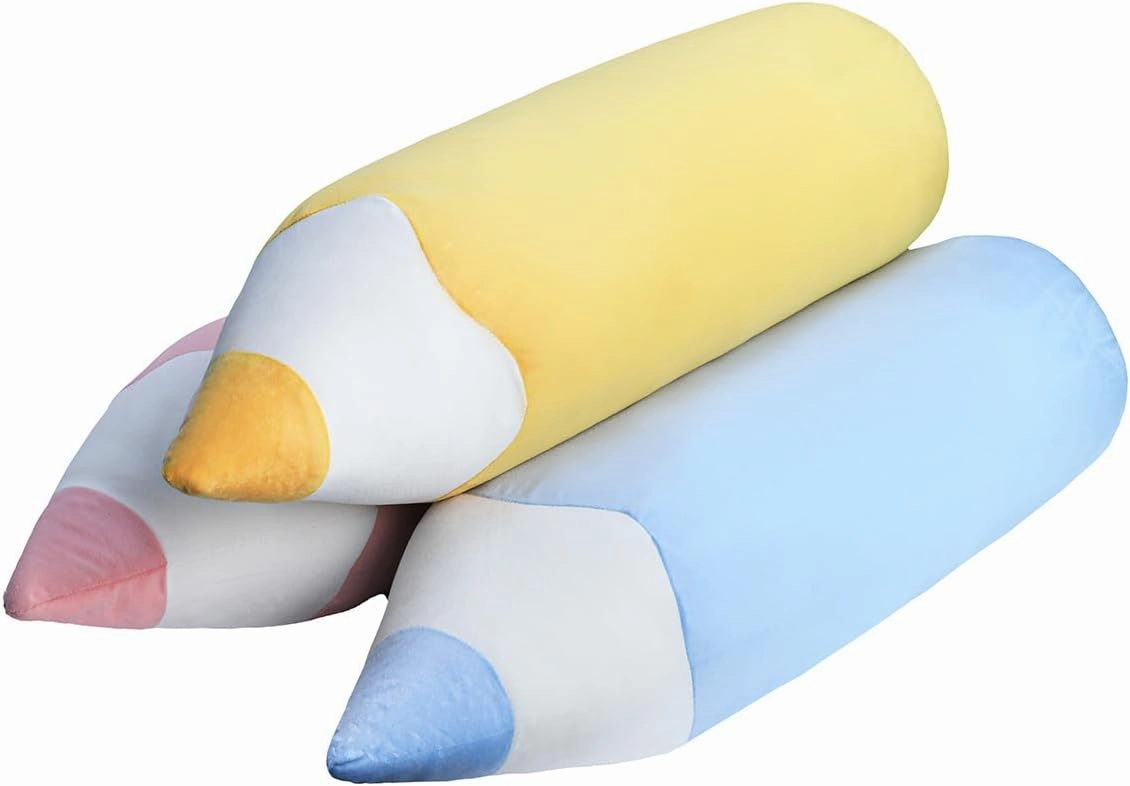 Large Creative Cute Pencil Plush Pillow Cushion, Men and Women Birthday Gifts. Dark Blue-27 Inch