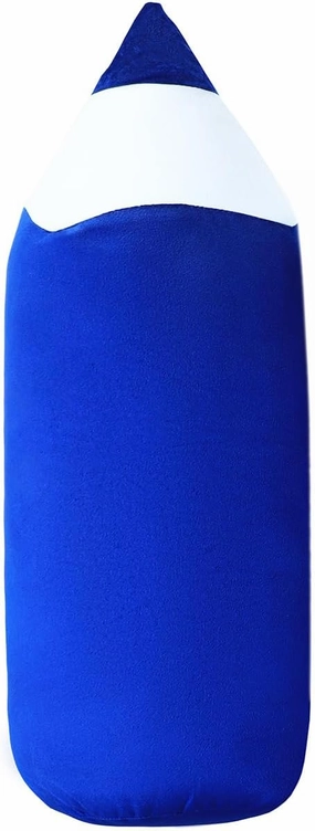 Large Creative Cute Pencil Plush Pillow Cushion, Men and Women Birthday Gifts. Dark Blue-27 Inch