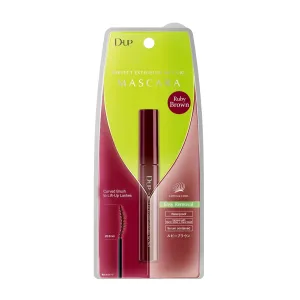 Lash Extension Mascara, Volume Curve Mascara Brush with Fluffy False Curly Lash Effect, Waterproof Eye Makeup, Japanese Washable Eyelash Mascara Extension, Perfect Ruby Brown