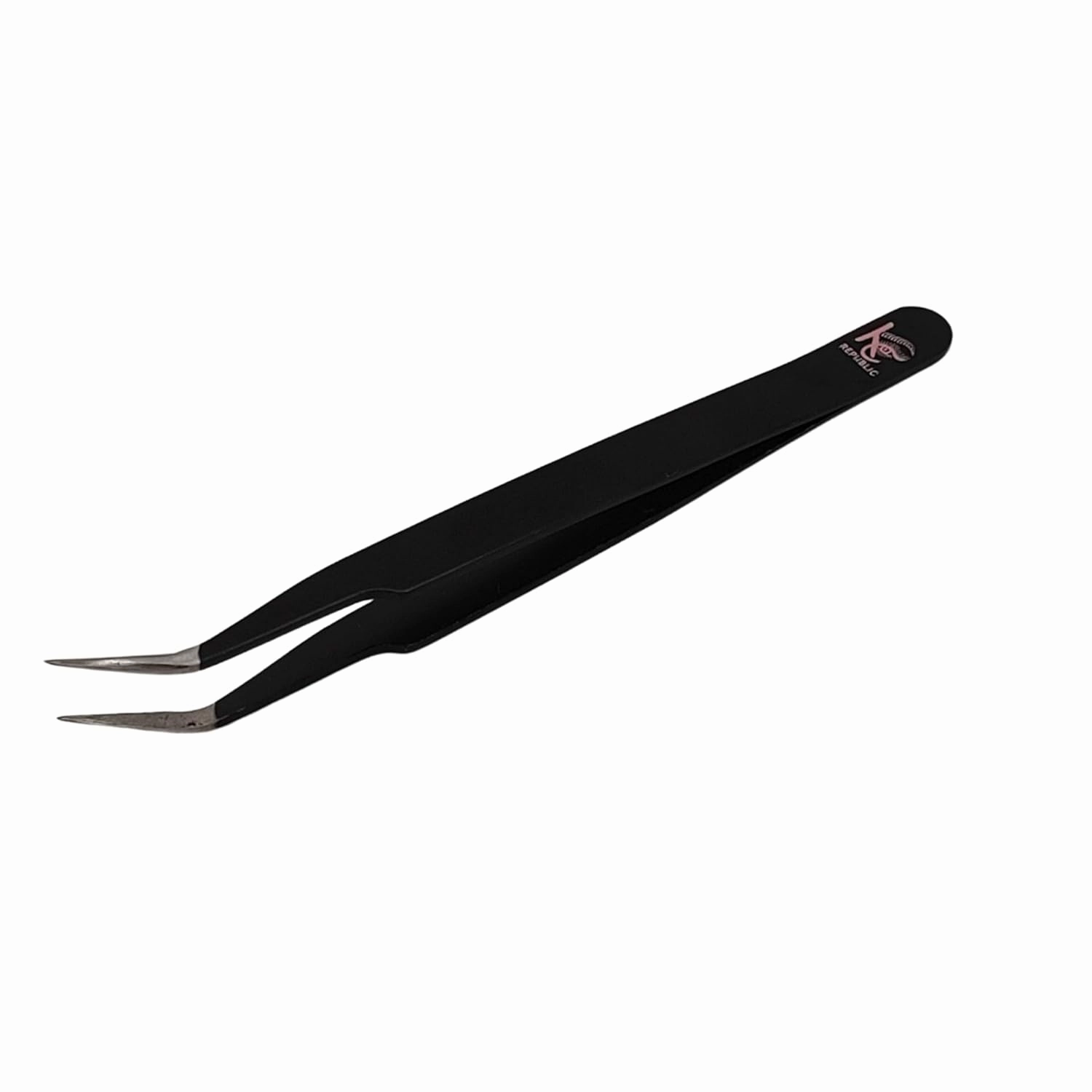 Lash Eyebrow Extensions Kit with 2 Trays of Mink False Eyebrows in Brown, Eyebrow Glue Clear & Extension Tweezers, Comes on Mixed Length Trays 5-8 mm (Brown 2-Pack, Black Tweezer)