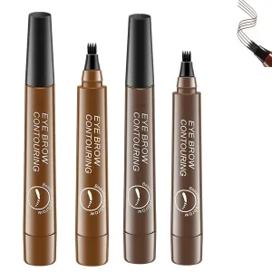 Lightsbetter Waterproof Eyebrow Pen, Lightsbetter Microblading Eyebrow Pencil, Lights Better Waterproof Eyebrow Pen, Lights Better Eyebrow Pen, 4-Tip Microblade Brow Pen