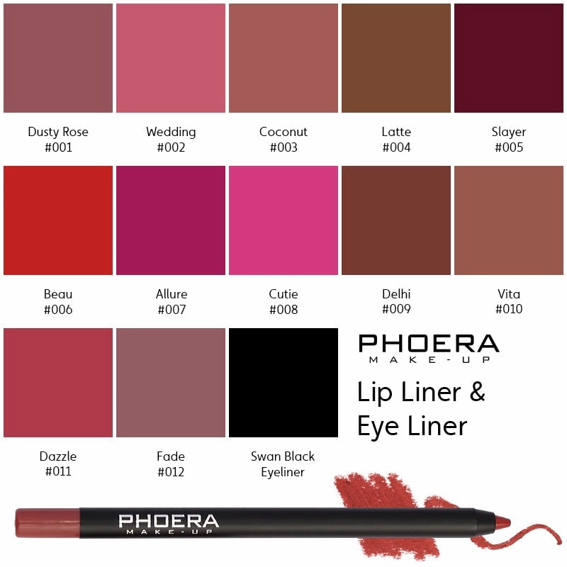 Lip Liner Pencil - 11 Colors