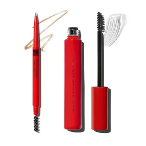 MAKE Beauty Infinite Hold Brow Gel & Nano Brow Warm Taupe Bundle