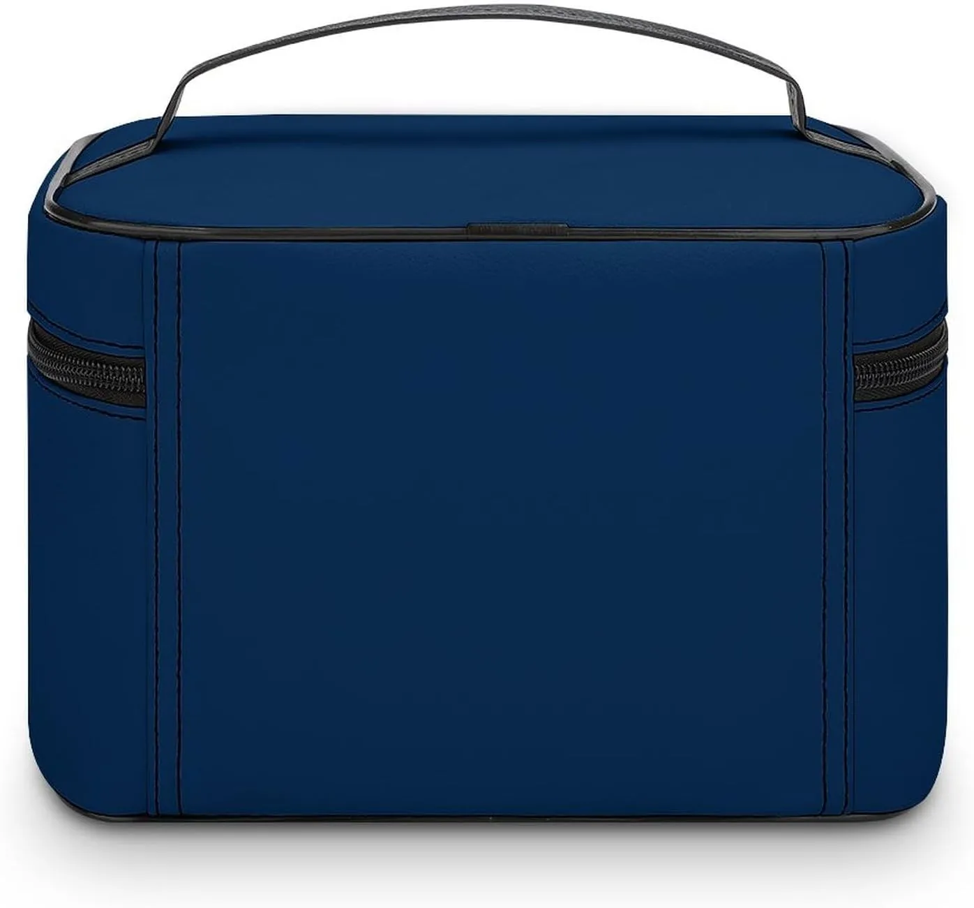Makeup Bag, Modern Elegant Classy Blue Travel Cosmetic Bag Makeup Organizer Case Large Capacity Portable Zipper Toiletry Bag for Women