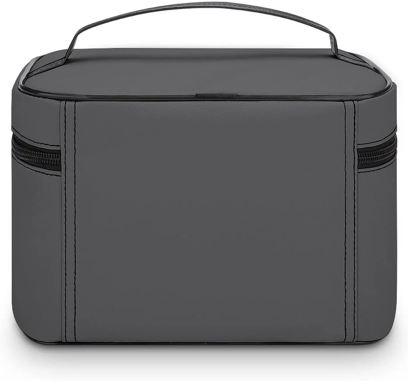 Makeup Bag, Modern Gray Travel Cosmetic Bag Makeup Organizer Case Large Capacity Portable Zipper Toiletry Bag for Women