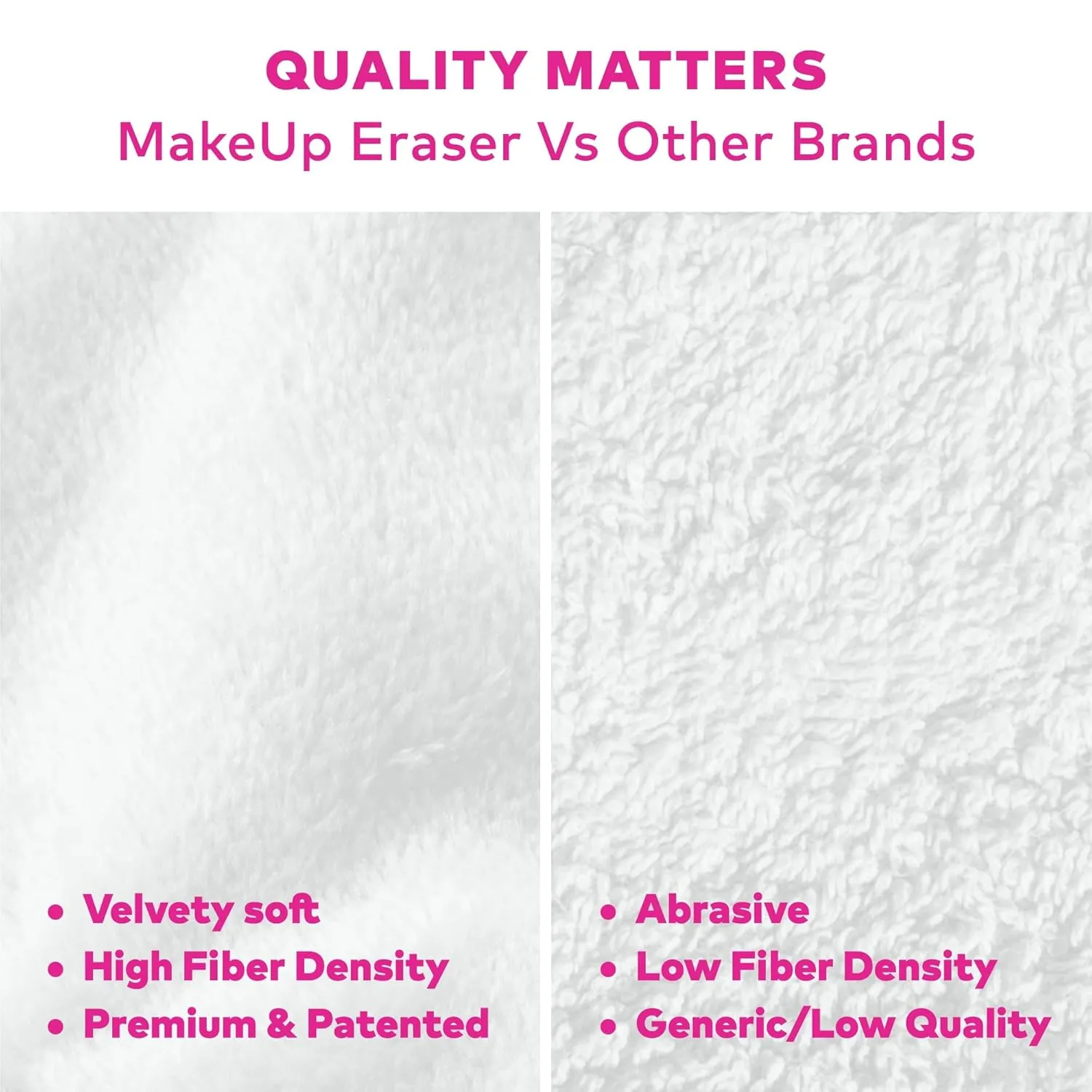 Makeup Eraser The Original, 7-Day Set, Erase All Makeup with Just Water, Including Waterproof Mascara, Eyeliner, Foundation, Lipstick, Sunscreen, and More!