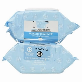 Makeup Remover Cleansing Towelettes, 40 Count, (2 Pack) 7.4 x 7.2 inches