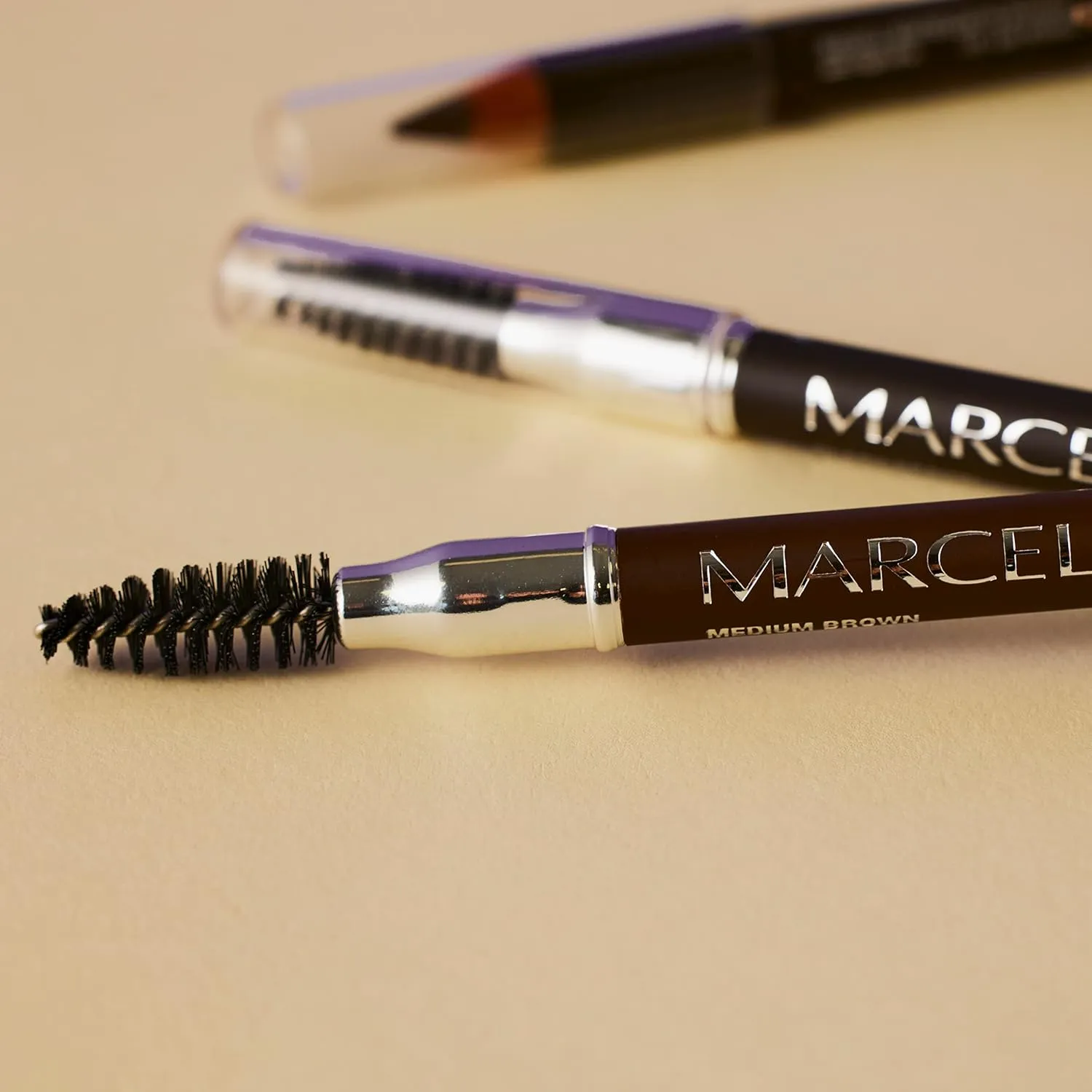 Marcelle Accent Eyebrow Crayon, Medium Brown, 1.14 g