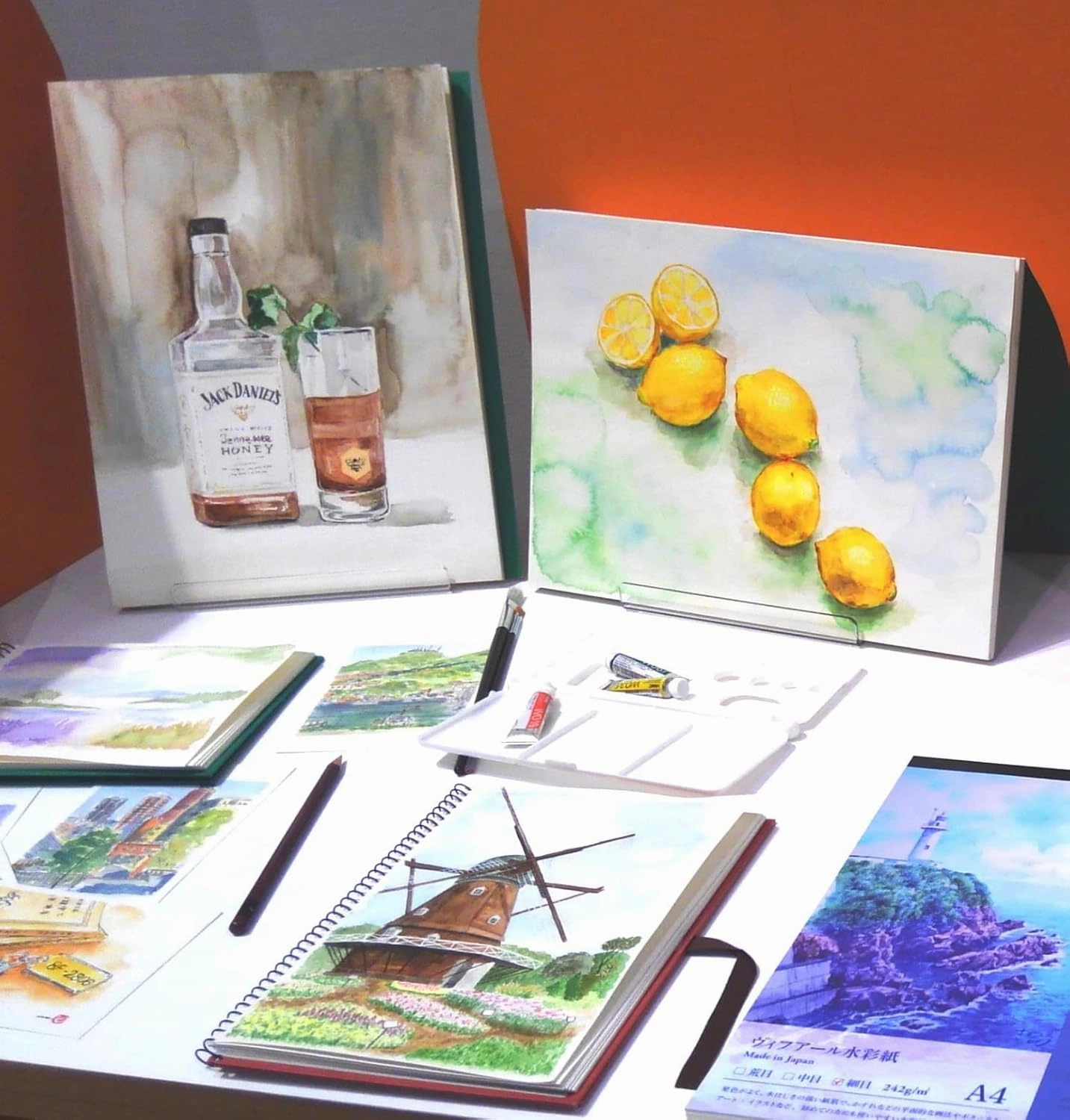 Maruman VIFART Watercolor Paper Sketch Pad A4 15 Sheets S204VA