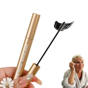 Mascara for Older Women, Waterproof Mascara, Mascarafor Older Women 60 Plus, Non-smudged, Waterproof & Sweatproof, Thick, Long, Curled (Black, 10g)