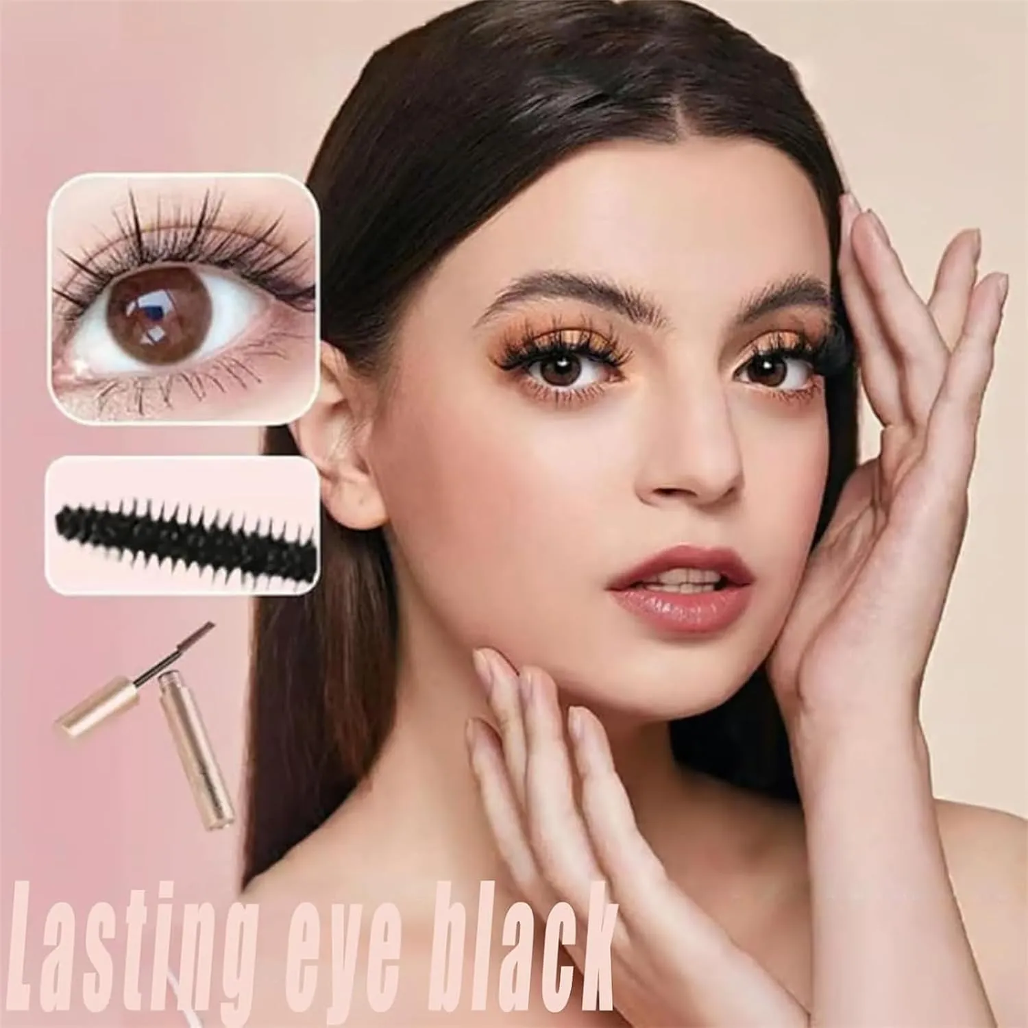 Mascara for Older Women, Waterproof Mascara, Mascarafor Older Women 60 Plus, Non-smudged, Waterproof & Sweatproof, Thick, Long, Curled (Black, 10g)