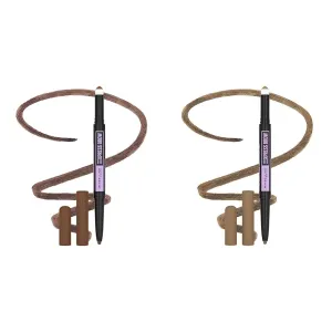 Maybelline Express Brow 2-In-1 Pencil and Powder Eyebrow Makeup, Soft Brown and Blonde, 1 Count Each