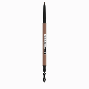 Maybelline Brow Ultra Slim Defining Eyebrow Makeup Mechanical Pencil With 1.55 MM Tip And Blending Spoolie For Precisely Defined Eyebrows, Warm Brown, 0.003 oz.