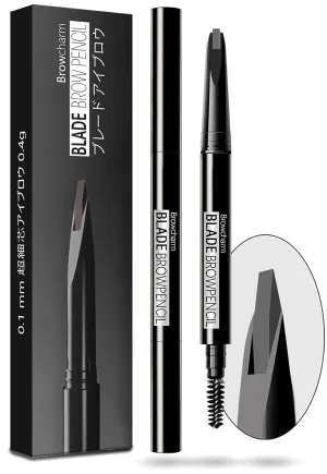 Microblading Eyebrow Pencil for Women,0.1mm Ultra-Fine Mechanical Pencil,Makeup Brow Definer Waterproof,Draws Tiny Brow Hairs and Fills in Sparse Areas and Gaps 02 Light Grey,1 Count Pack of 1