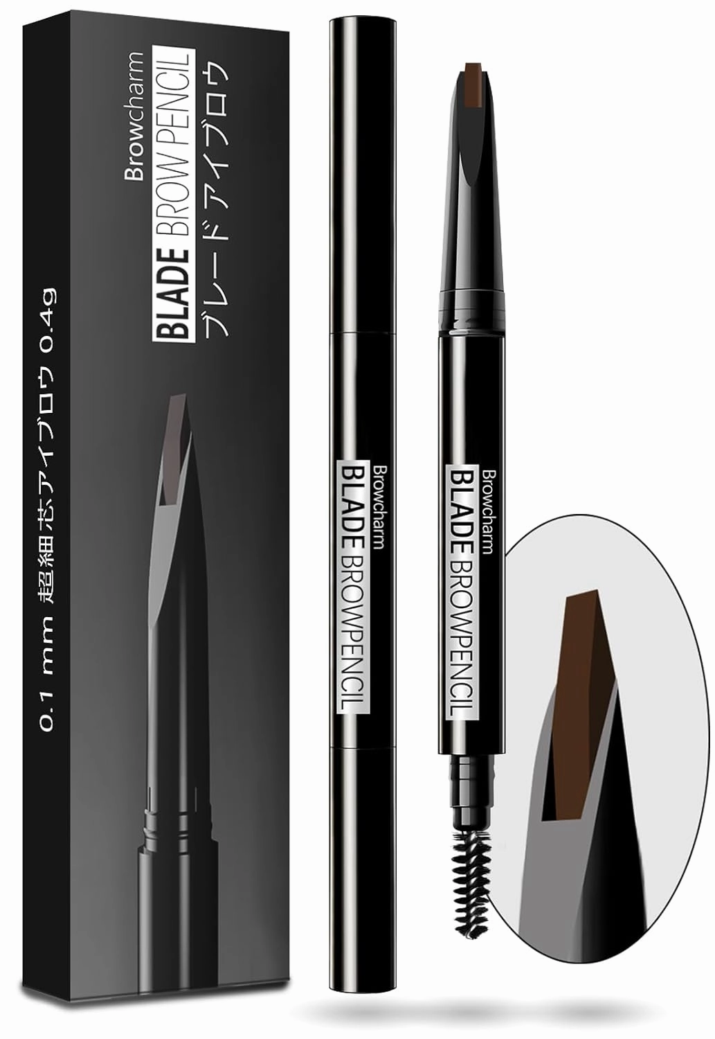 Microblading Eyebrow Pencil for Women,0.1mm Ultra-Fine Mechanical Pencil,Makeup Brow Definer Waterproof,Draws Tiny Brow Hairs and Fills in Sparse Areas and Gaps, Coffee Brown,1 Count Pack of 1