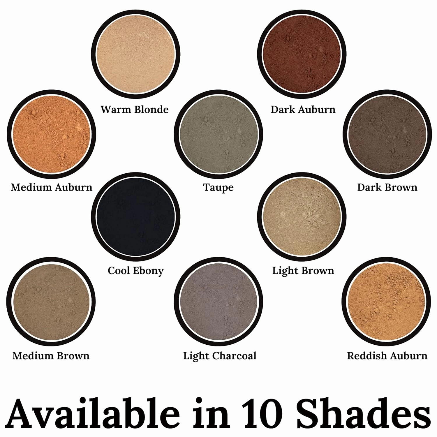 Mineral Eyebrow Powder by NuBeauti - Natural Brow Makeup Kit with Angled Contour Brush for Precision Sculpting to Color Eyebrows Precisely for Beautiful Perfect Professional Brows - (Dark Auburn)