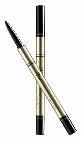 Mistine 3D Brows Secret Brow Set,Exocrine Brown Eyebrow Pencil