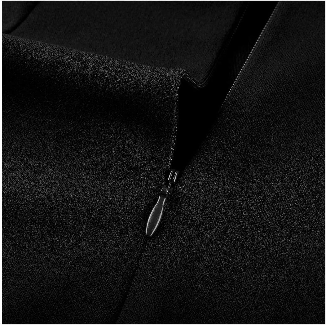Miusol Women's Vintage Slim Style Sleeveless Business Pencil Dress