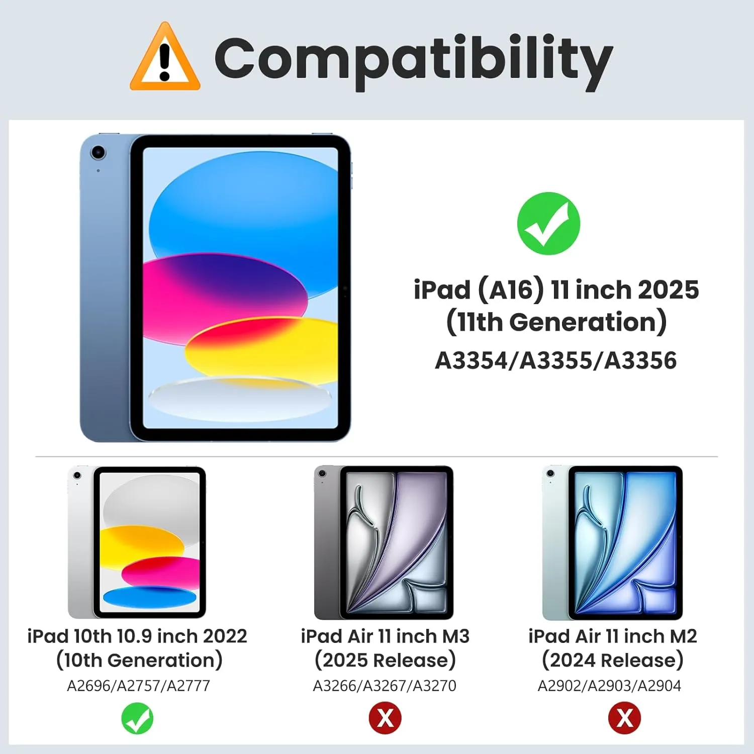 MoKo for iPad (A16) 11th Generation Case 11 Inch 2025, iPad 10th Generation Case 10.9 Inch 2022, Slim Stand Hard PC Translucent Back Shell Smart Cover, Support Touch ID, Auto Wake/Sleep, Dark Sea Blue