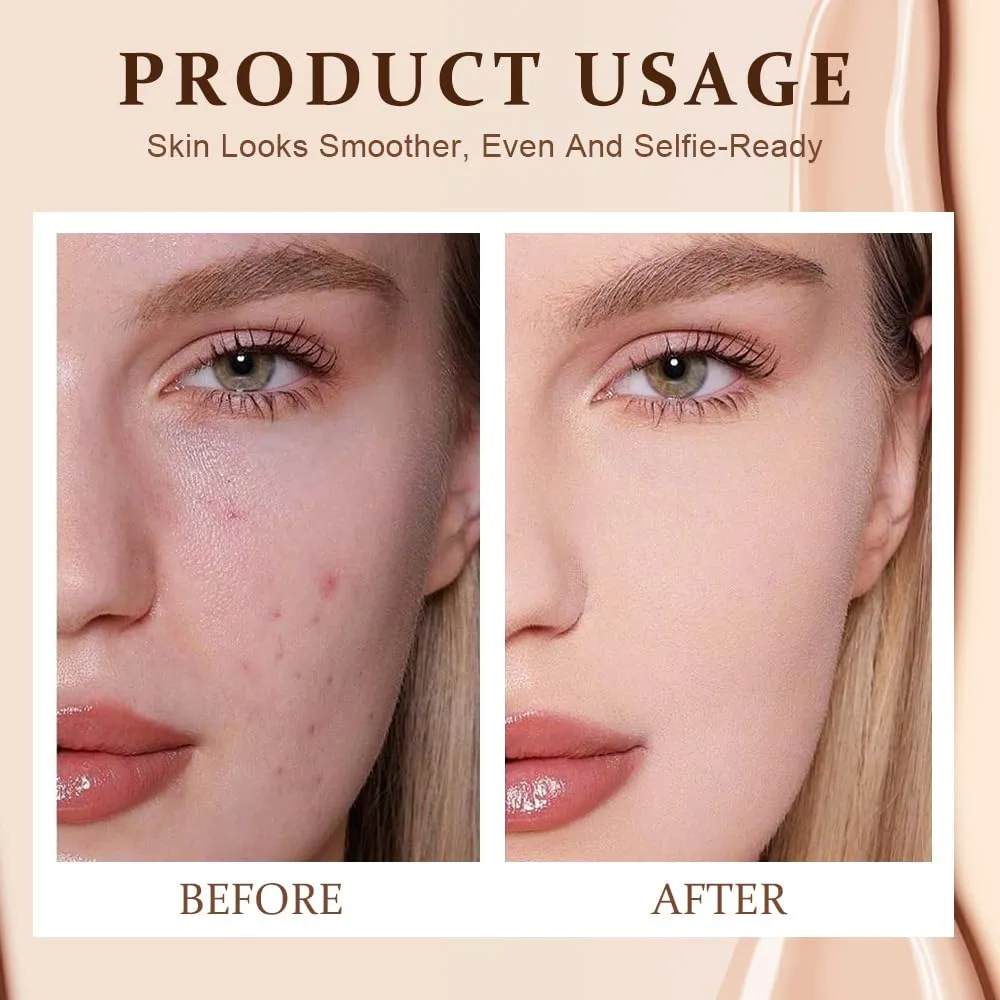 Multifunctional Concealer Stick, 2025 New Waterproof Full Coverage Beauty Concealer Pencil, Change The Lip Line Concealer Pen, Refine the Brow Shape Lift Brow (1*Natural Colour, One Size)