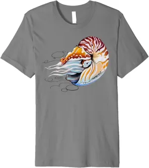 Nautilus Shell in the ocean T-Shirt Premium T-Shirt