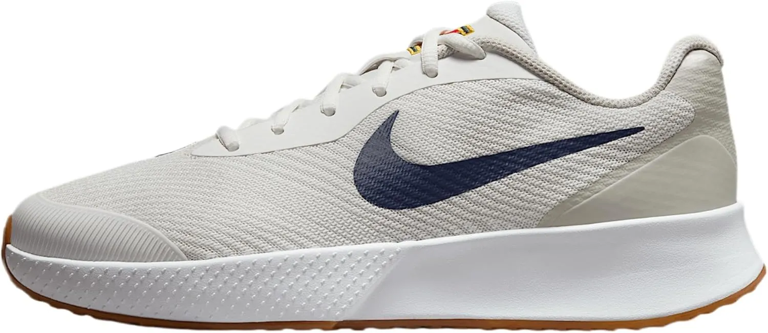 Nike Vapor Lite 3 Women's Hard Court Tennis Shoes (FZ2156-100, Summit White/Light Bone/Gum Medium Brow)